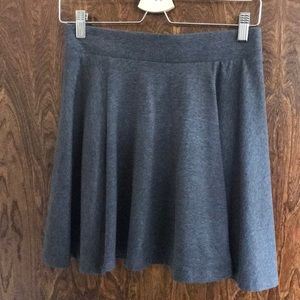 Grey Heathered flowy skirt